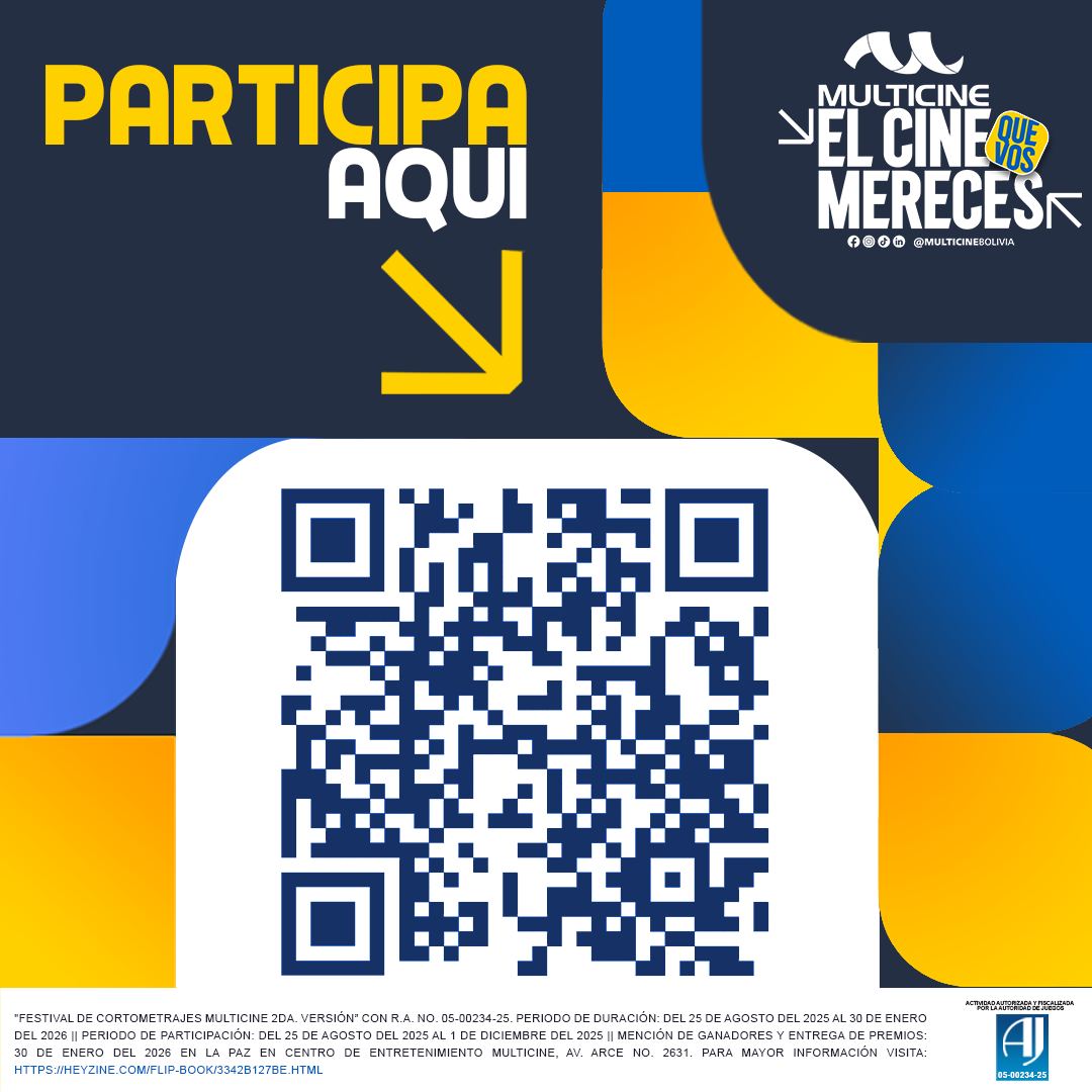 Festival de Cortometrajes Multicine 2da versión 🎬